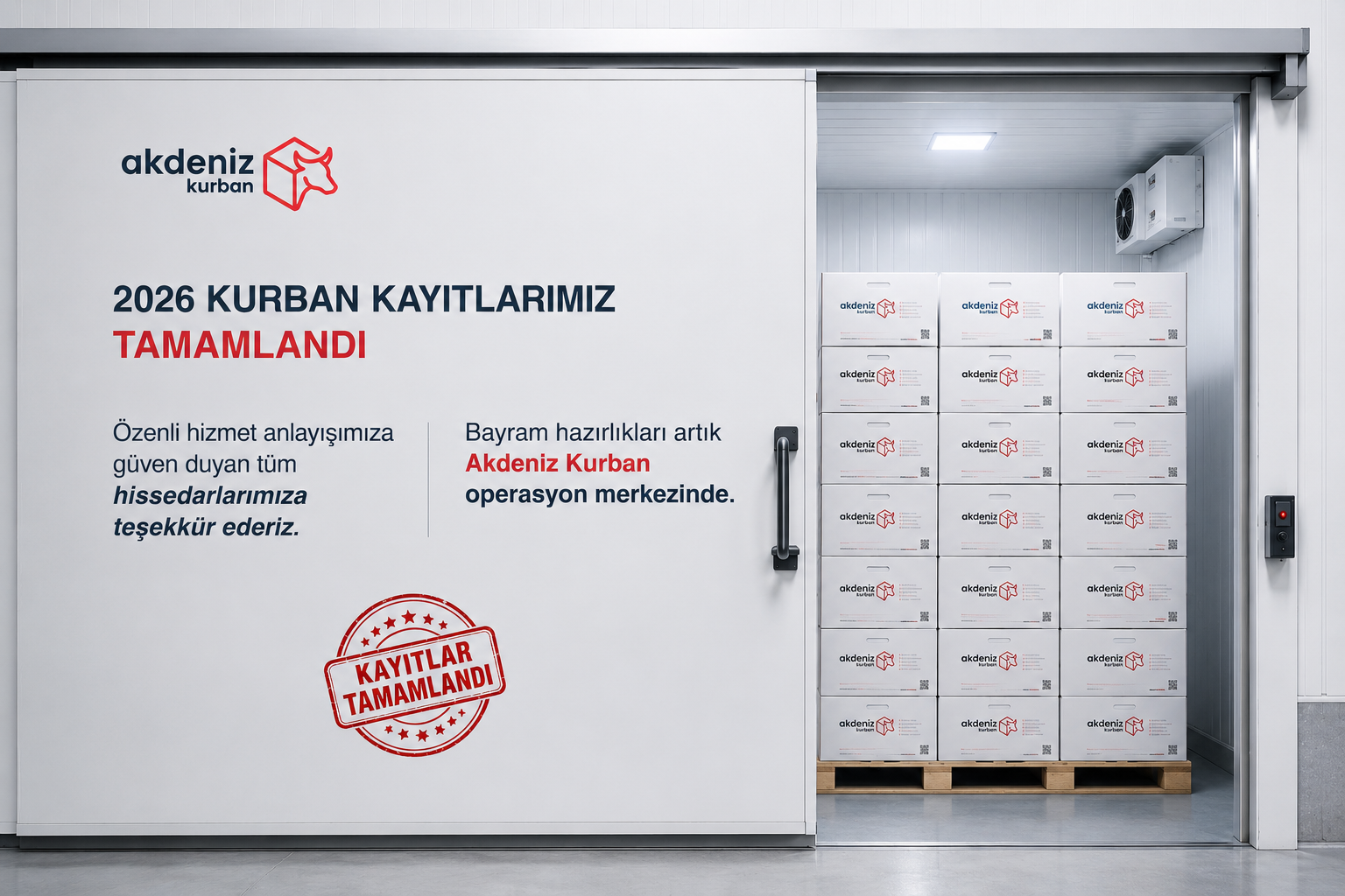 2026 Kurban Kayıtlarımız Tamamlandı